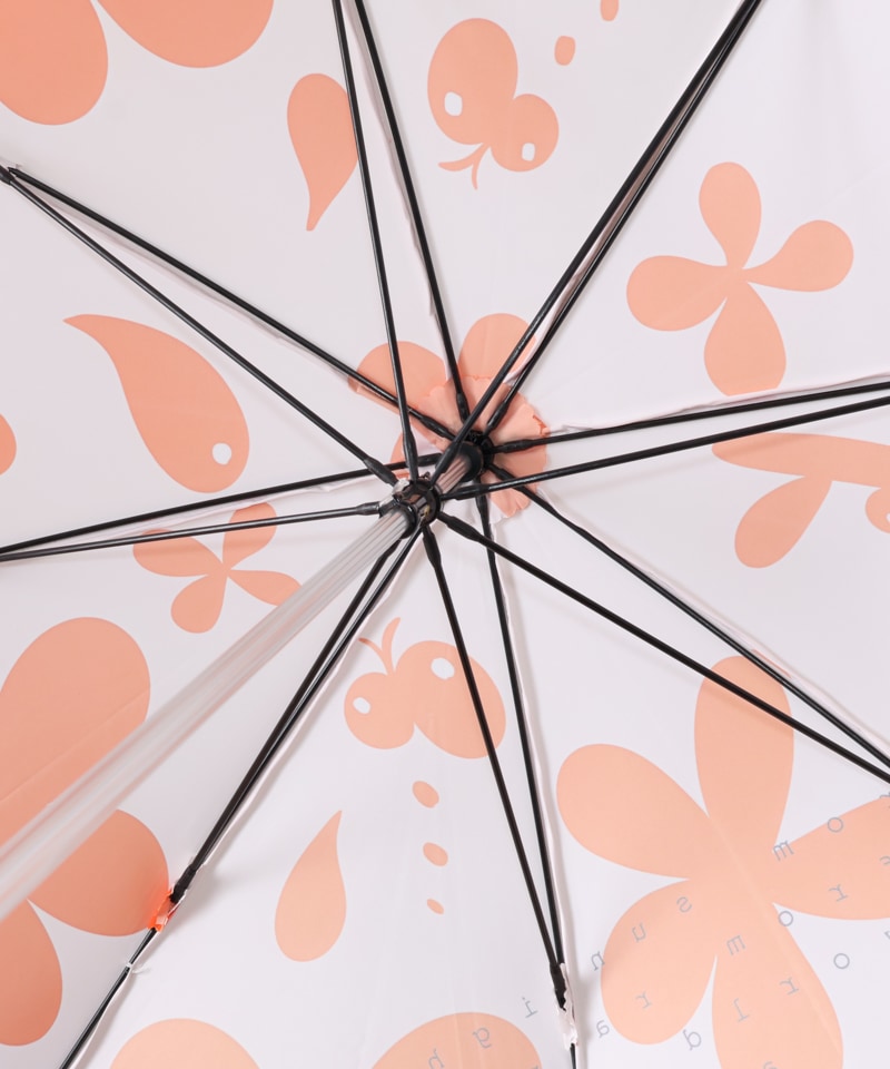 【 クリエイターズ マーケット 】 大江 由佳　lulu　-orange umbrella-（雨傘）受注生産品