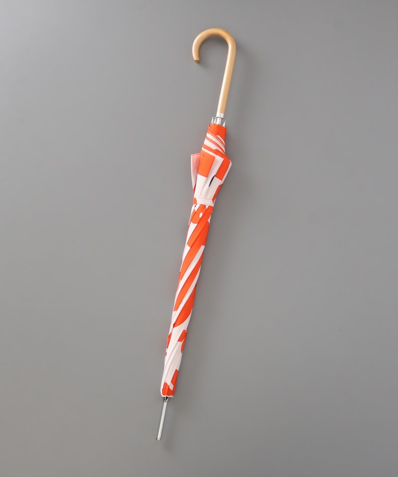 【 クリエイターズ マーケット 】 大江 由佳　lulu　-orange umbrella-（雨傘）受注生産品