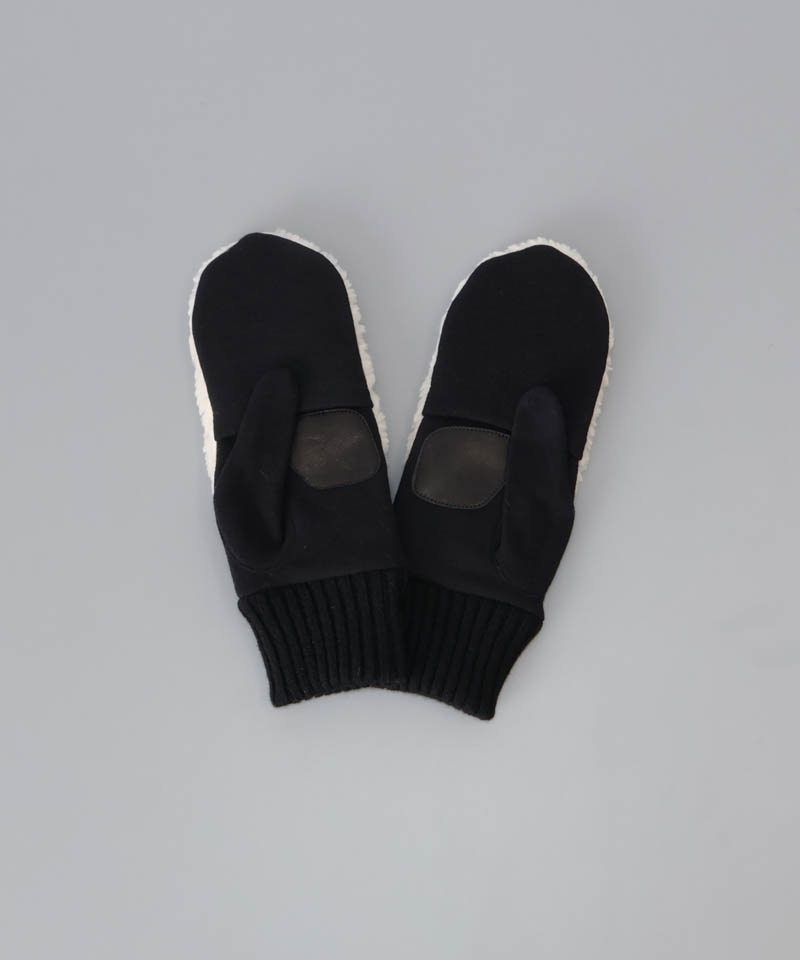 【 Beaurance （ビューランス）】エコファーボア×ニットミトン