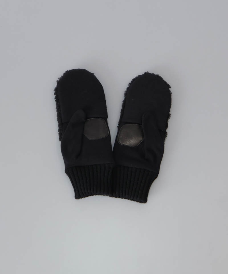 【 Beaurance （ビューランス）】エコファーボア×ニットミトン