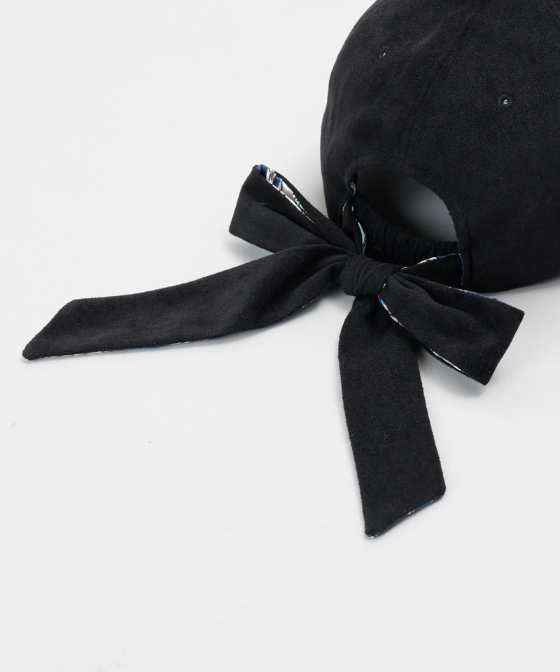 【 Beaurance （ビューランス）】リボンスカーフキャップ