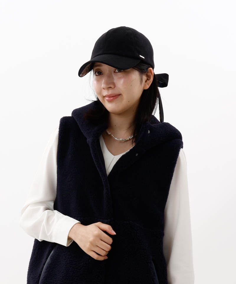 【 Beaurance （ビューランス）】リボンスカーフキャップ