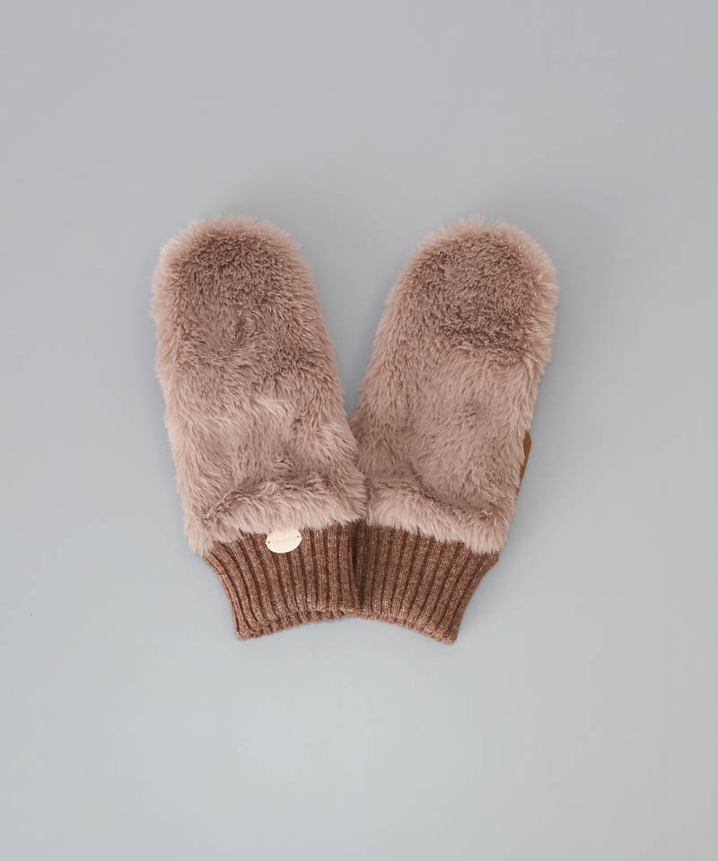 【 Beaurance （ビューランス）】エコファー×ニットミトン