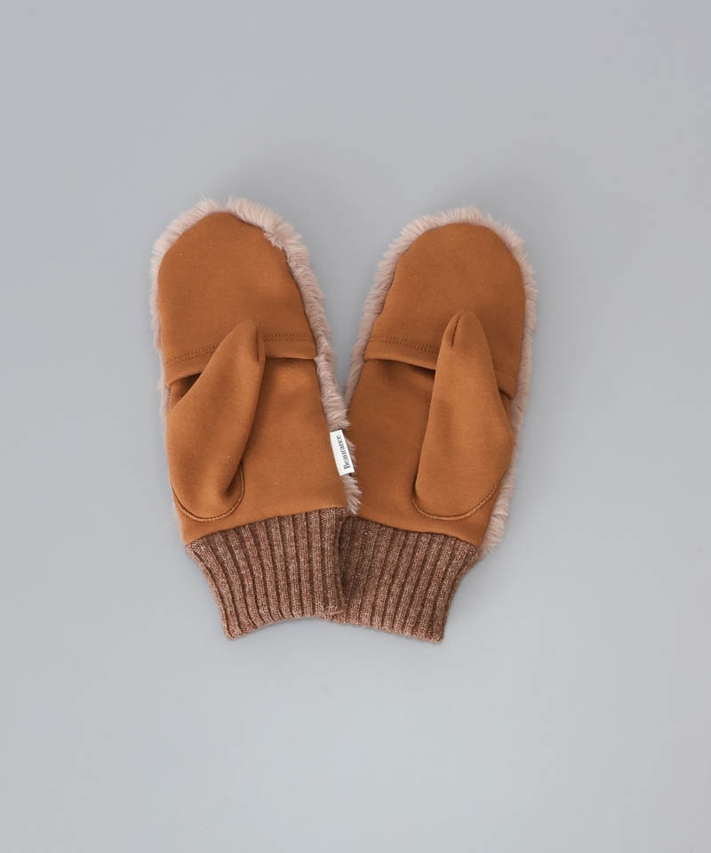 【 Beaurance （ビューランス）】エコファー×ニットミトン