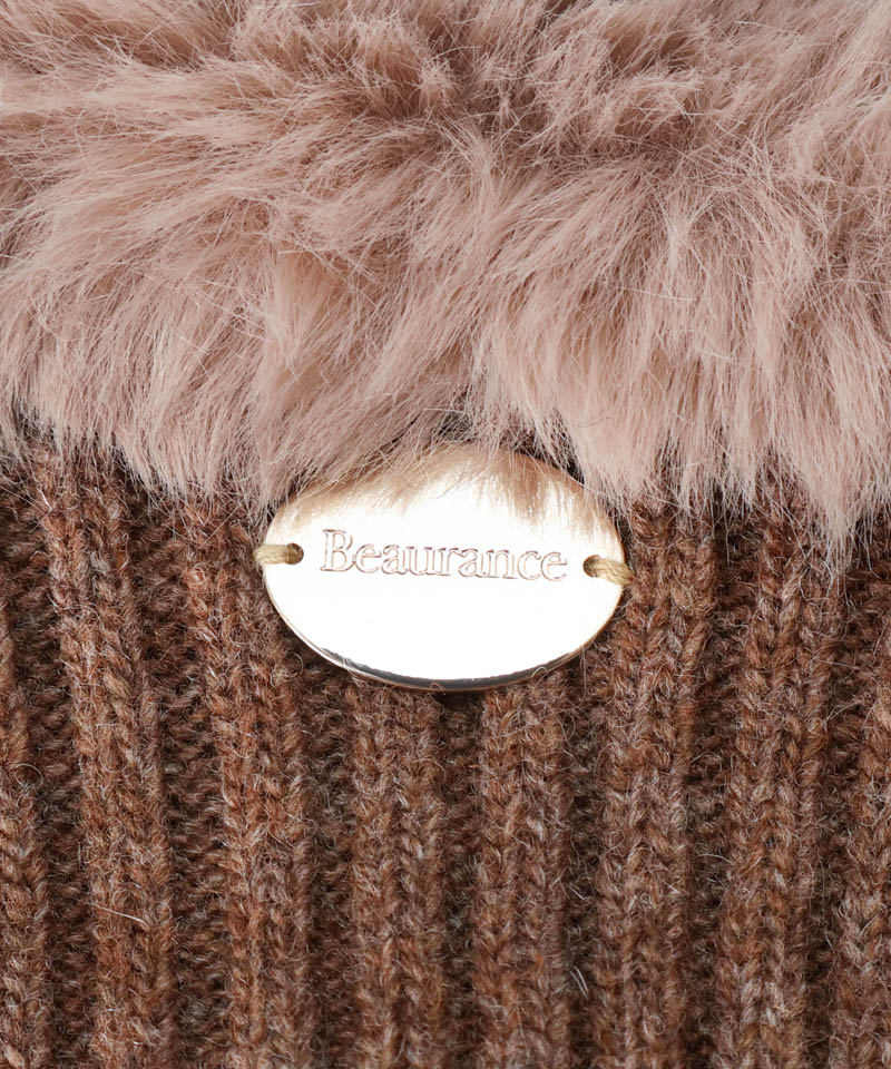 【 Beaurance （ビューランス）】エコファー×ニットミトン