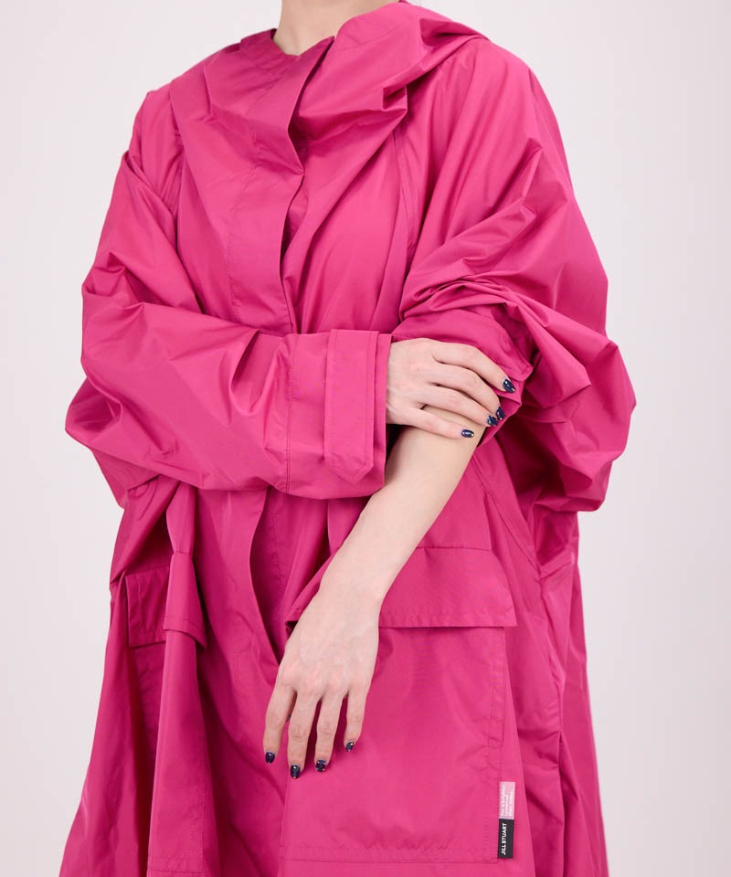 【 JILL STUART（ジル スチュアート）】収納袋付きレインポンチョ