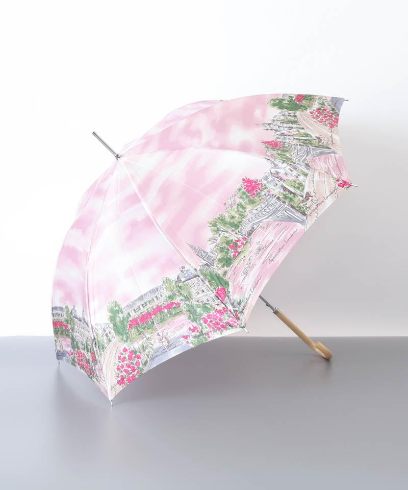 【新品未使用】Aquascutum アクアスキュータム 長傘 雨傘 イラスト 雨傘Aquascutum （アクアスキュータム）長傘（オフ） | よろずを継ぐ