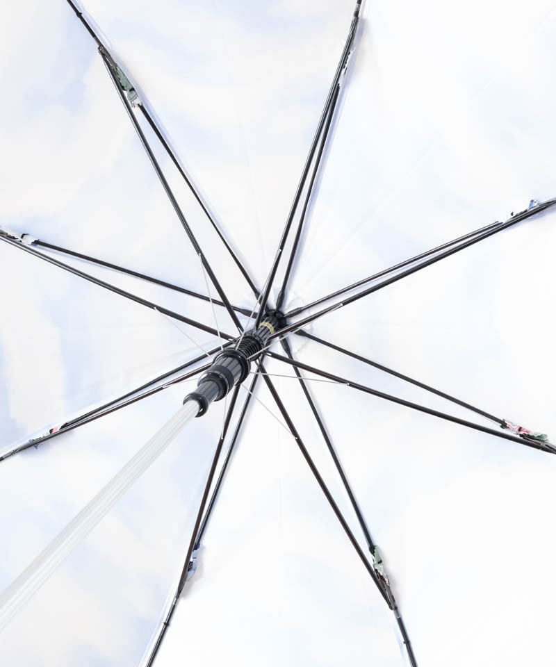 【 Aquascutum（アクアスキュータム）】イングリッシュガーデンプリント雨傘(長傘)