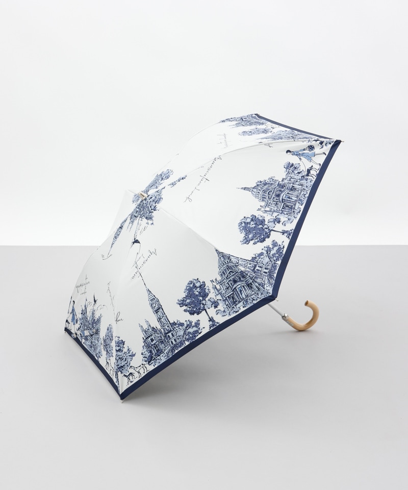 Aquascutum（アクアスキュータム）】ガールプリント晴雨兼用傘