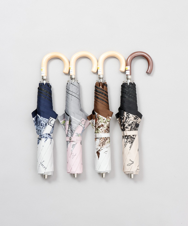 Aquascutum（アクアスキュータム）】ガールプリント晴雨兼用傘
