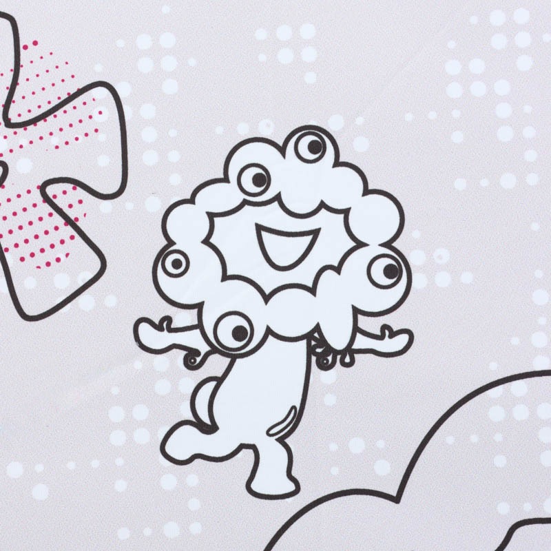 EXPO2025ミャクミャク線書き晴雨兼用傘（折りたたみ傘）🄫Expo 2025