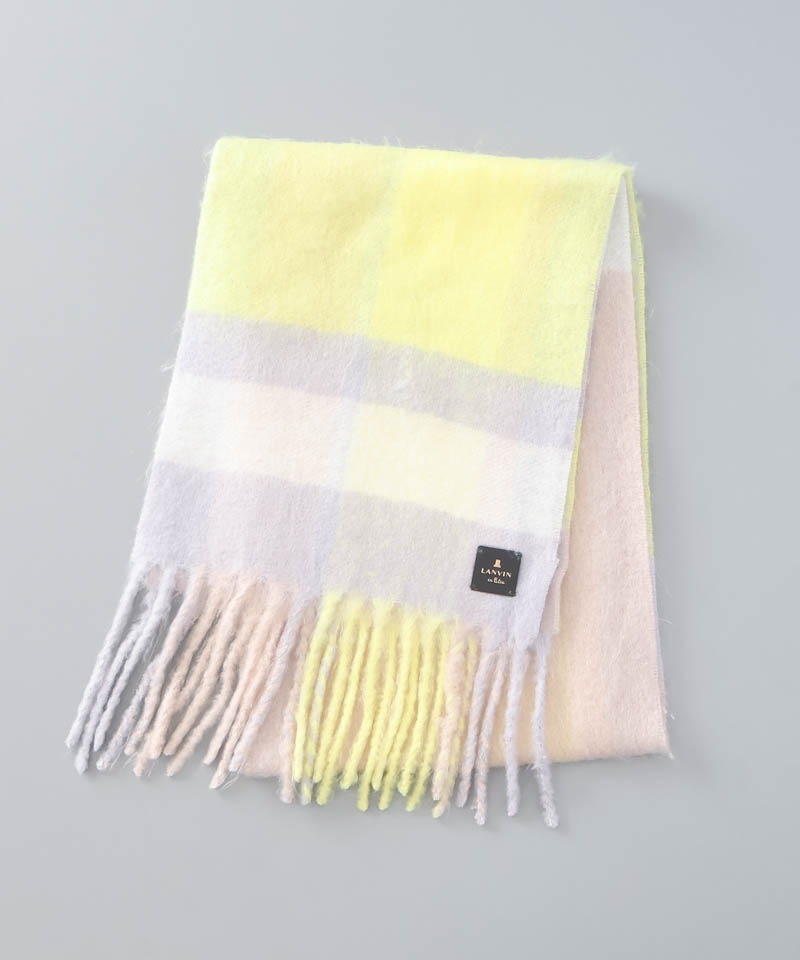 LANVIN en Bleu （ランバン オン ブルー）】モコモコカラーブロック