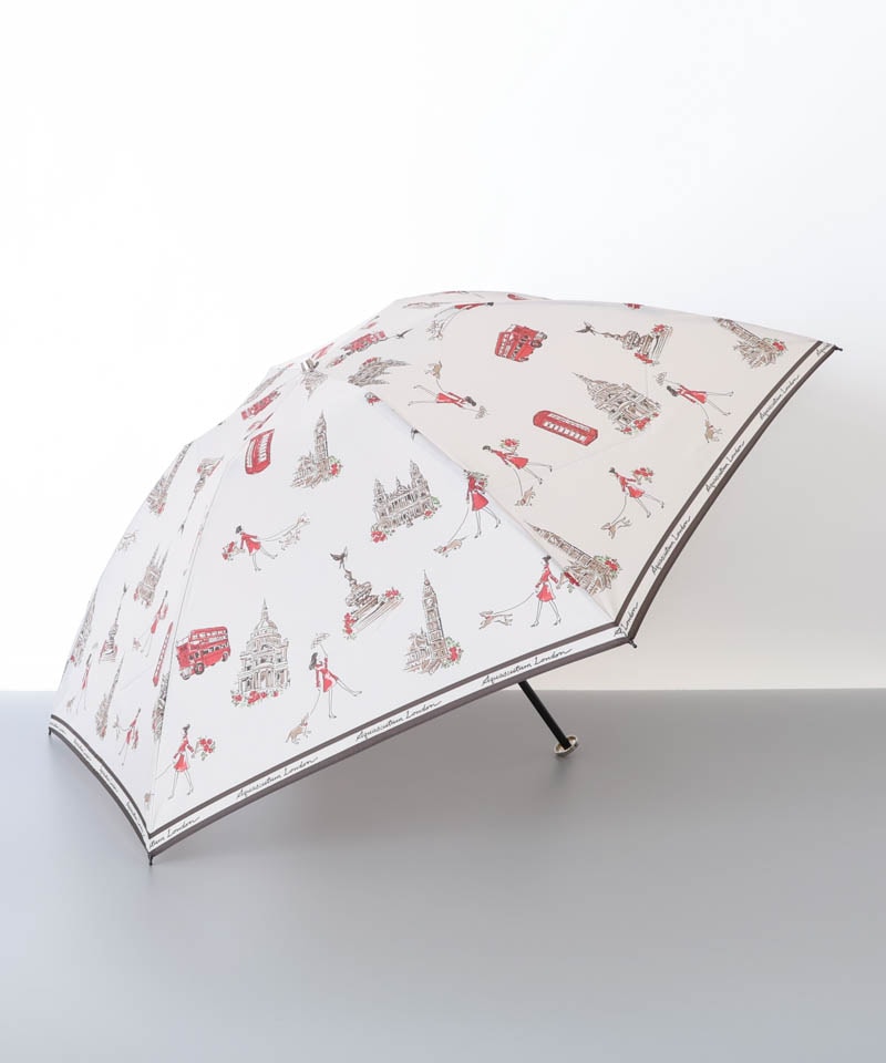 Aquascutum（アクアスキュータム）】ロンドンガールプリント雨傘