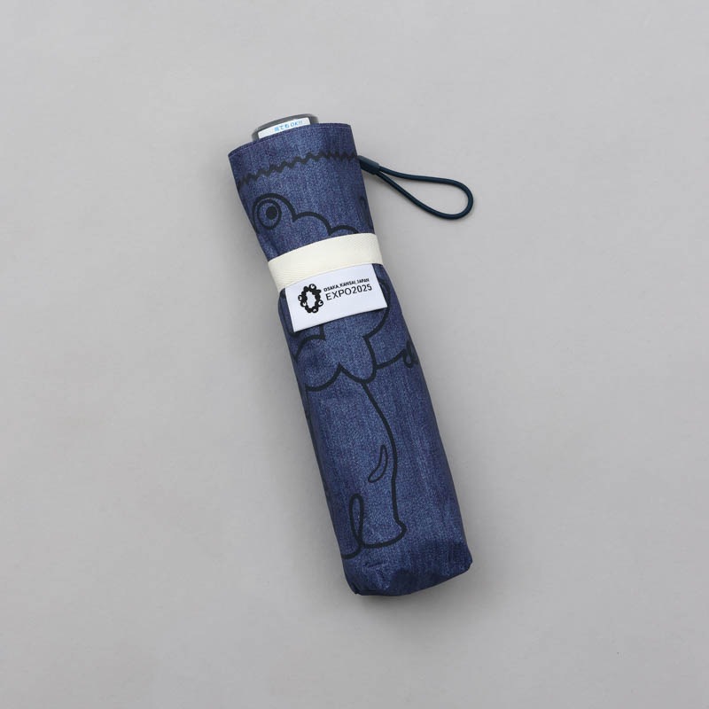 EXPO2025ミャクミャクシャツ生地風晴雨兼用傘（折りたたみ傘） 🄫Expo 2025