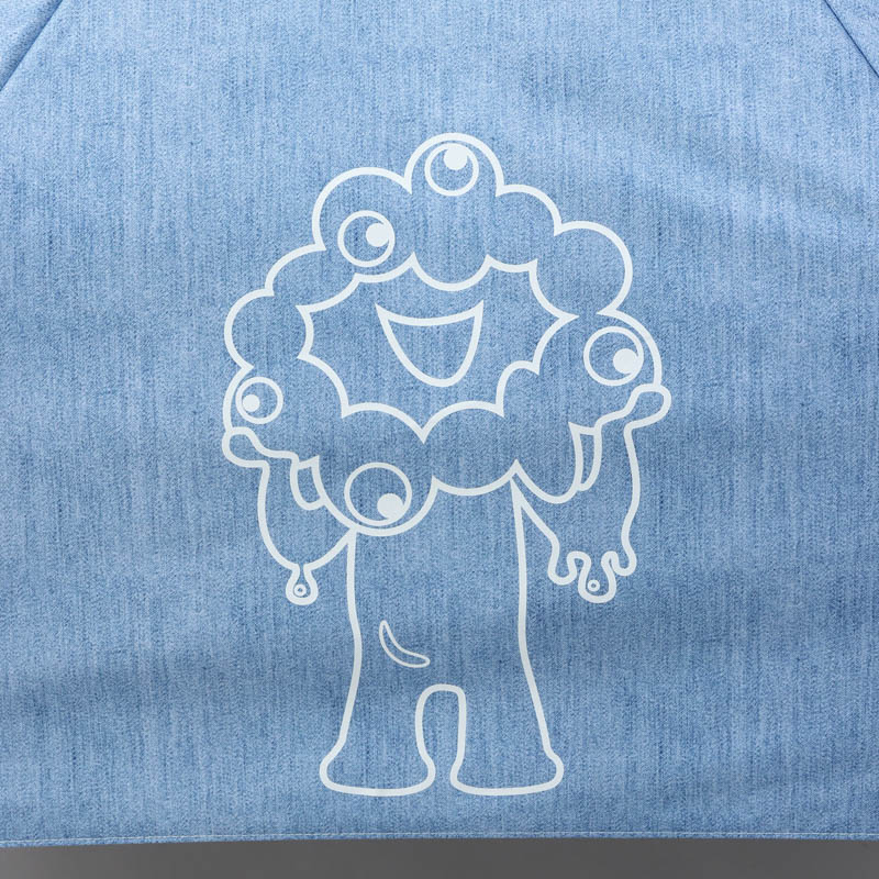 EXPO2025ミャクミャクシャツ生地風晴雨兼用傘（折りたたみ傘） 🄫Expo 2025