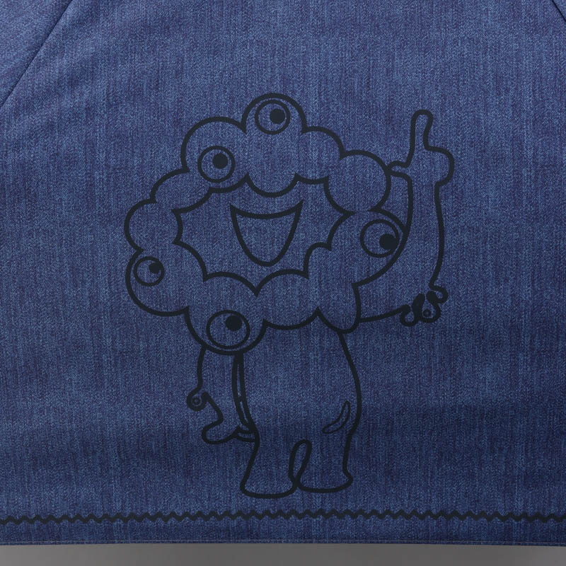 EXPO2025ミャクミャクシャツ生地風晴雨兼用傘（折りたたみ傘） 🄫Expo 2025