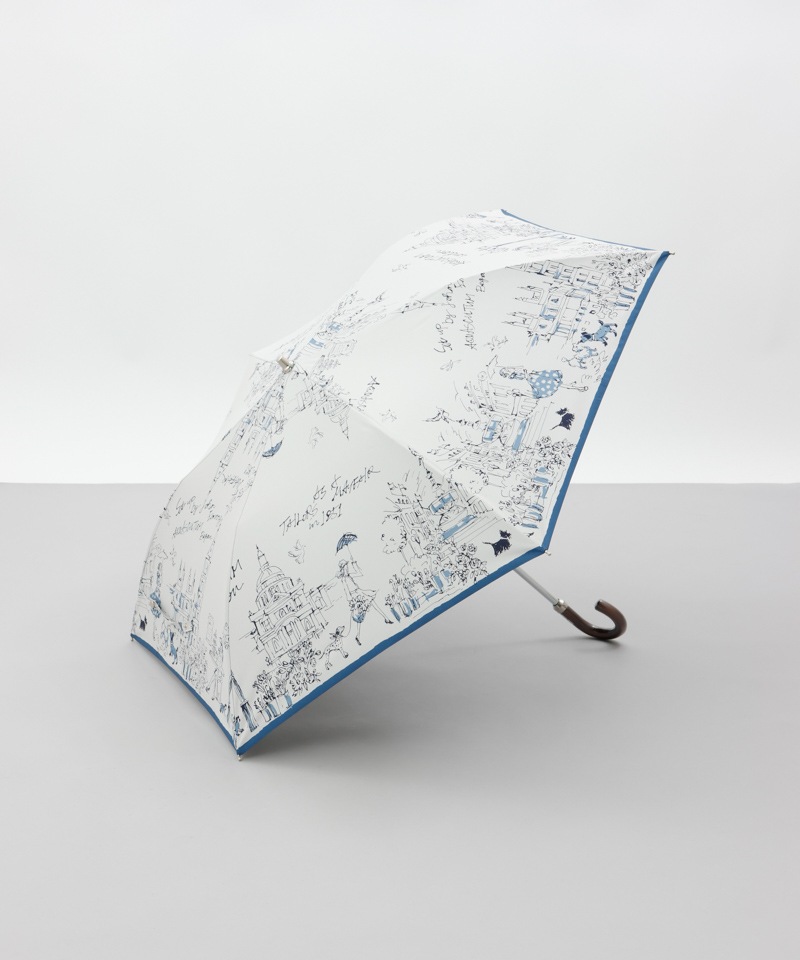 Aquascutum（アクアスキュータム）】ガールプリント晴雨兼用傘