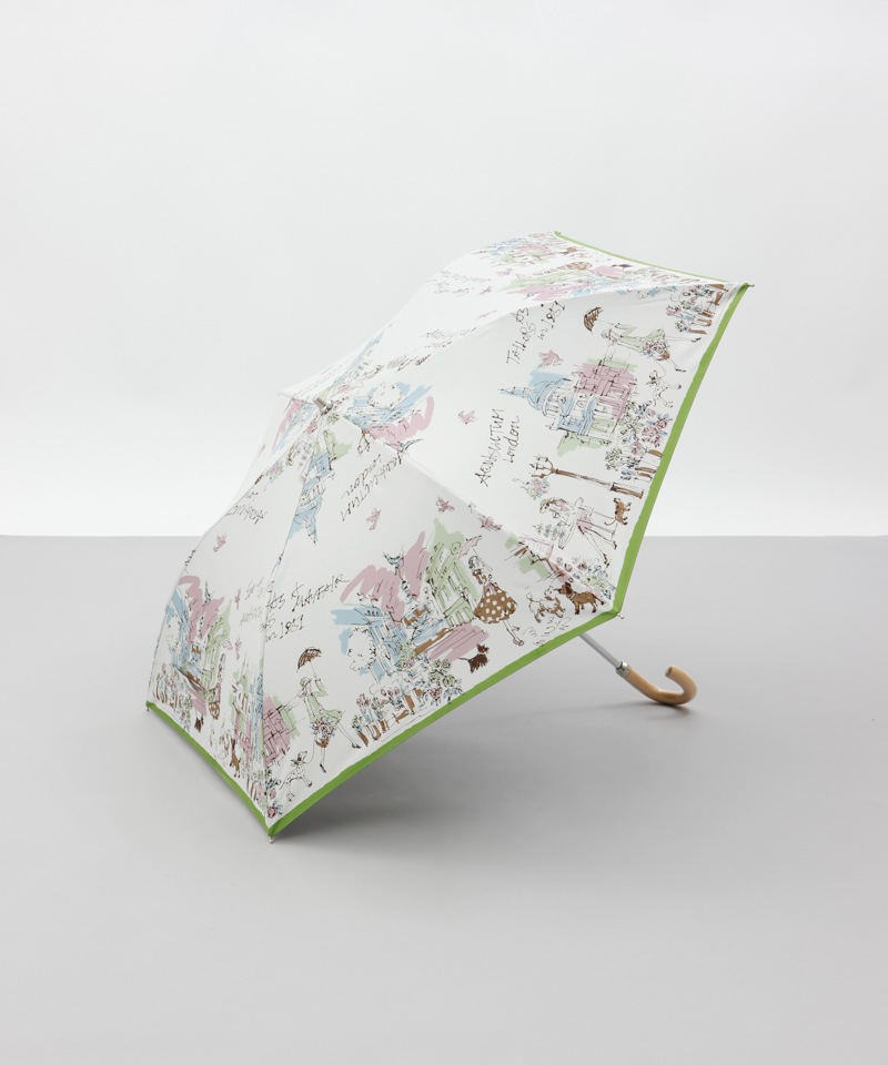 Aquascutum（アクアスキュータム）】ガールプリント晴雨兼用傘