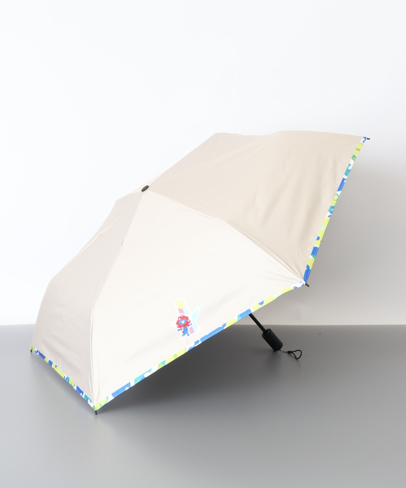 EXPO2025ミャクミャク+ワールド晴雨兼用傘（自動開閉折りたたみ傘