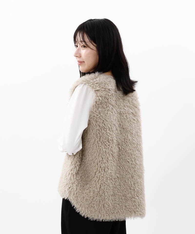 【 Beaurance （ビューランス） 】 チベットラム風 エコファージレ