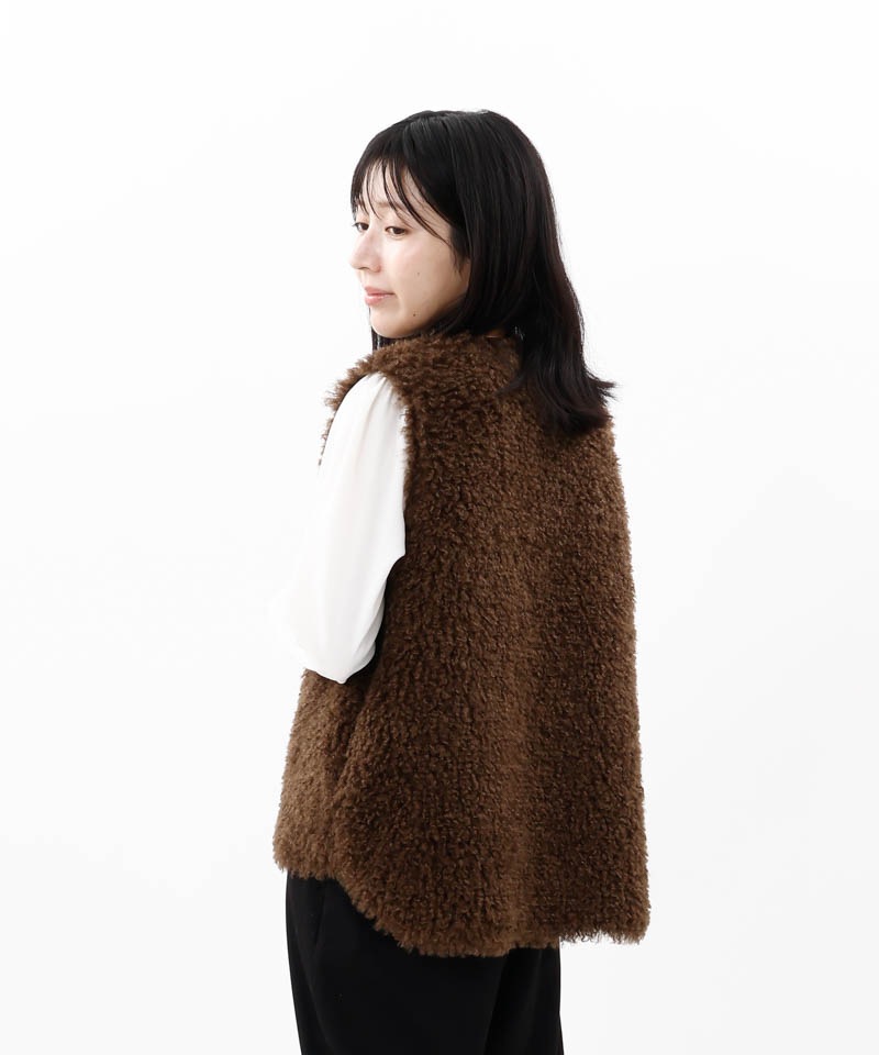 【 Beaurance （ビューランス） 】 チベットラム風 エコファージレ