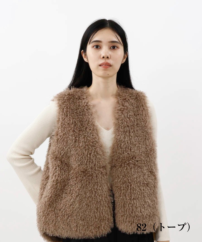 【 Beaurance （ビューランス） 】 チベットラム風 エコファージレ