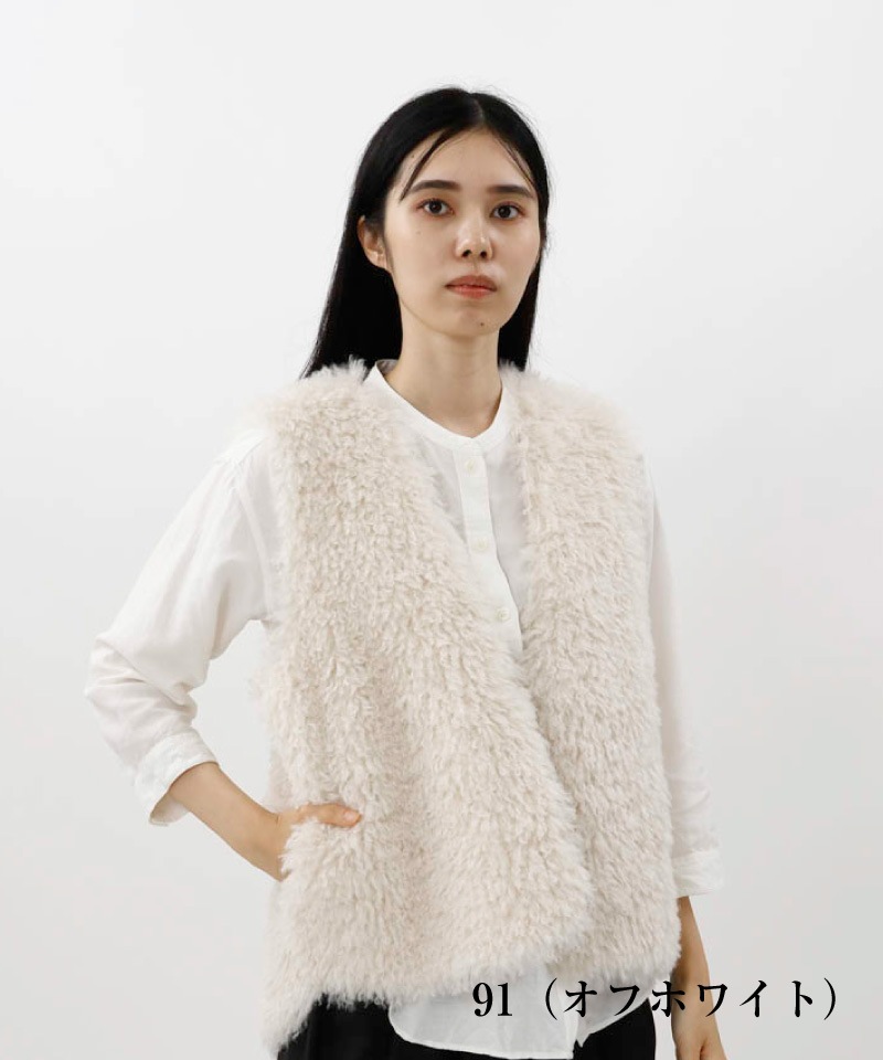 【 Beaurance （ビューランス） 】 チベットラム風 エコファージレ