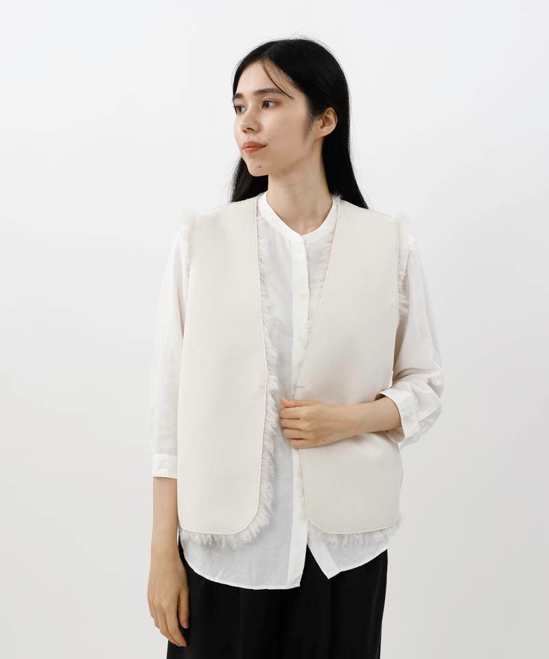 【 Beaurance （ビューランス） 】 チベットラム風 エコファージレ