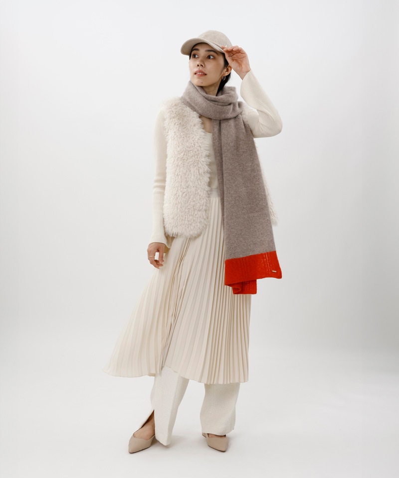 【 Beaurance （ビューランス） 】 チベットラム風 エコファージレ