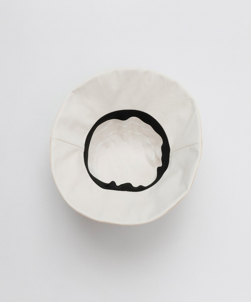 【 Beaurance （ビューランス）】バイカラーリボンバケットハット