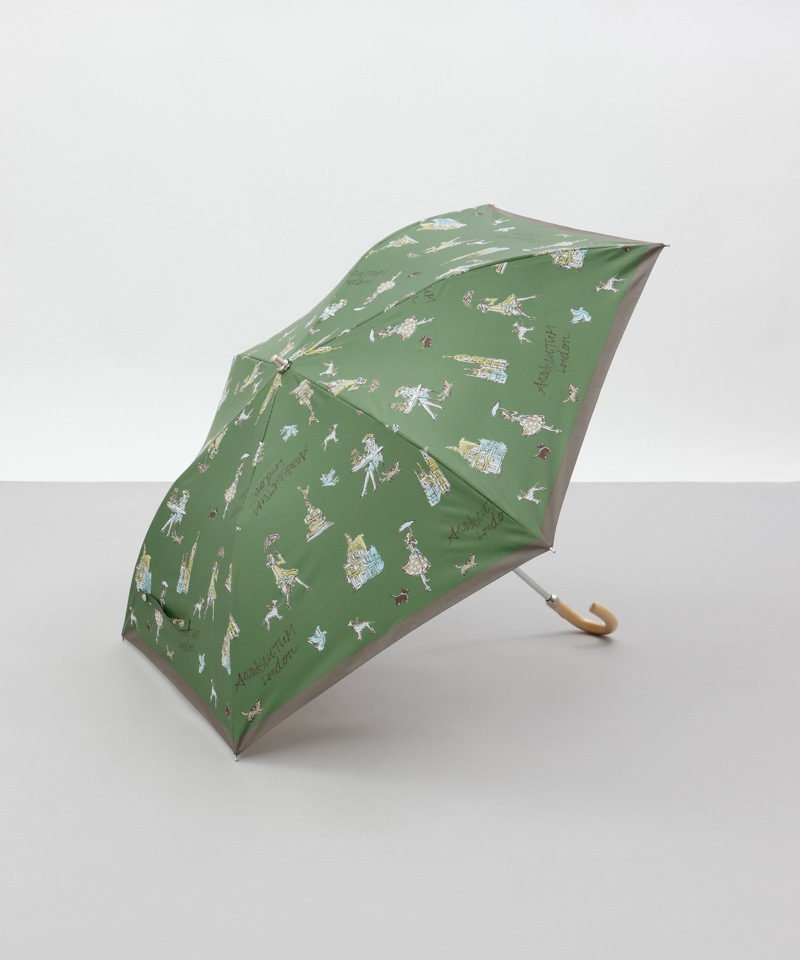 Aquascutum（アクアスキュータム）】ガールプリント晴雨兼用傘