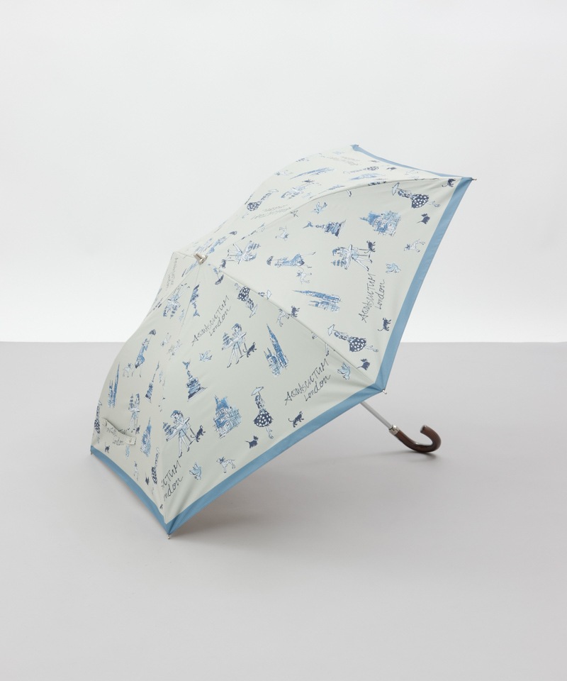 Aquascutum（アクアスキュータム）】ガールプリント晴雨兼用傘