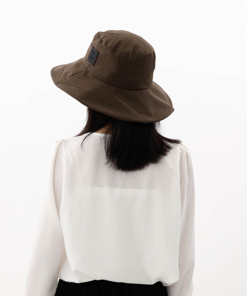 【 Beaurance （ビューランス）】ワッペン付き切り替えアドベンチャーハット