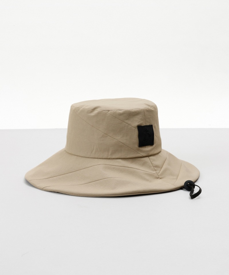 【 Beaurance （ビューランス）】ワッペン付き切り替えアドベンチャーハット