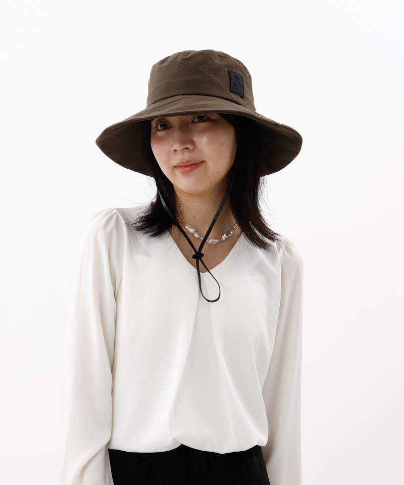 【 Beaurance （ビューランス）】ワッペン付き切り替えアドベンチャーハット