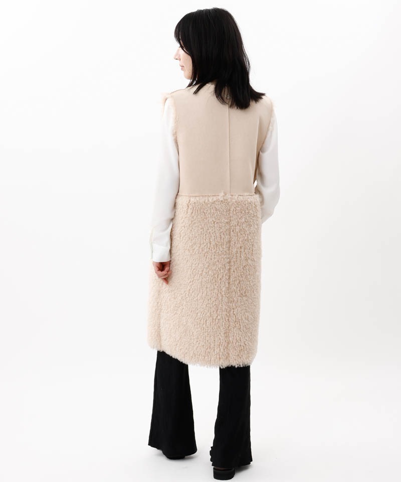 【 Beaurance （ビューランス） 】 チベットラム風 エコファージレ