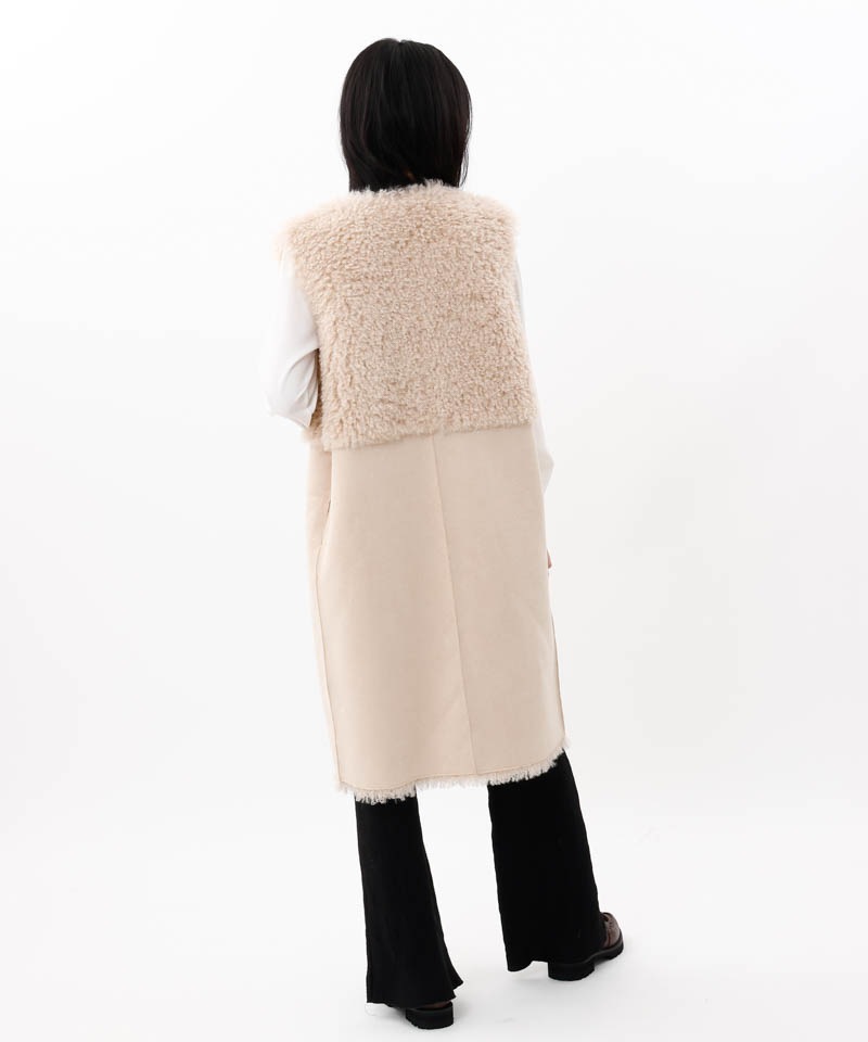 【 Beaurance （ビューランス） 】 チベットラム風 エコファージレ