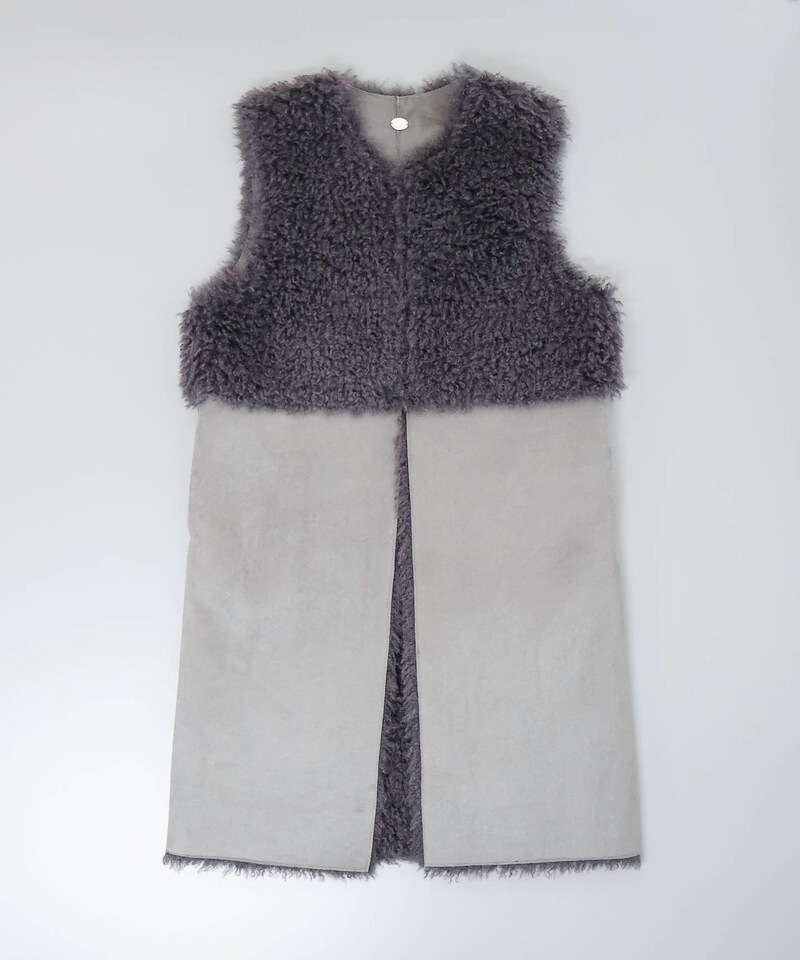 Beaurance （ビューランス） 】 チベットラム風 エコファージレ