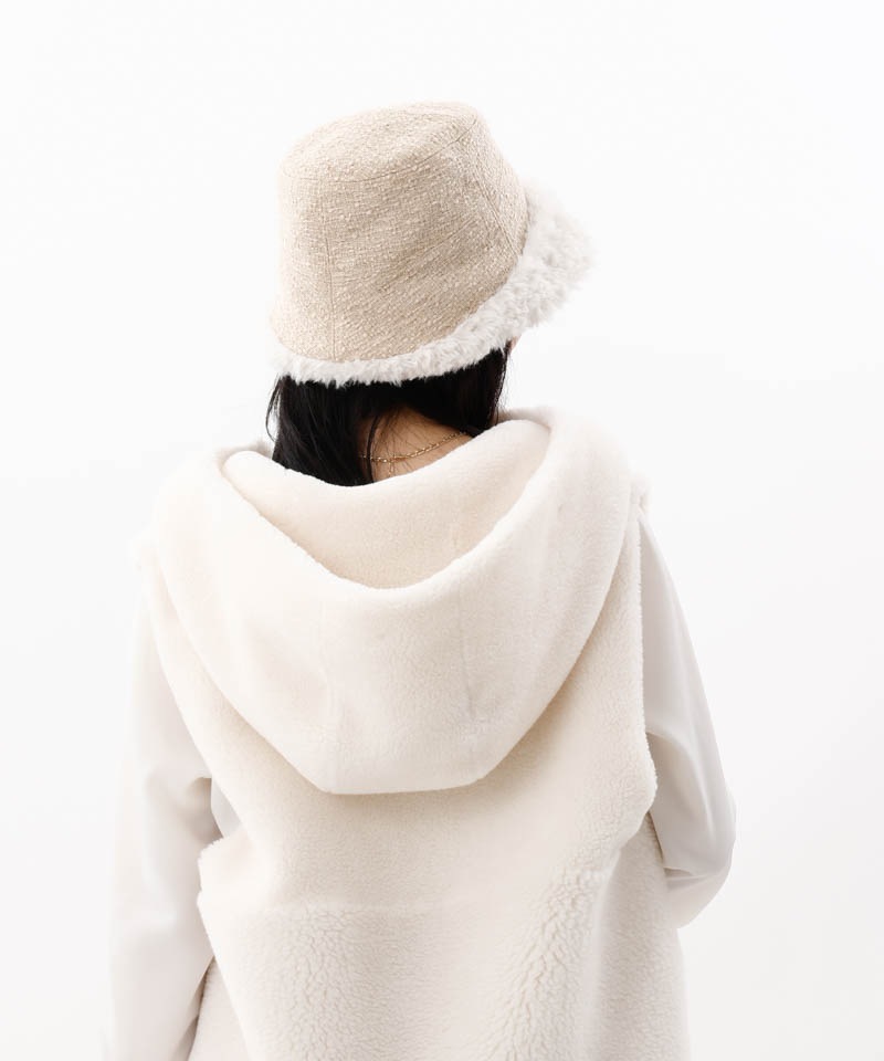 otona MUSE 12月号掲載【 Beaurance （ビューランス）】ツイードファークロッシェハット