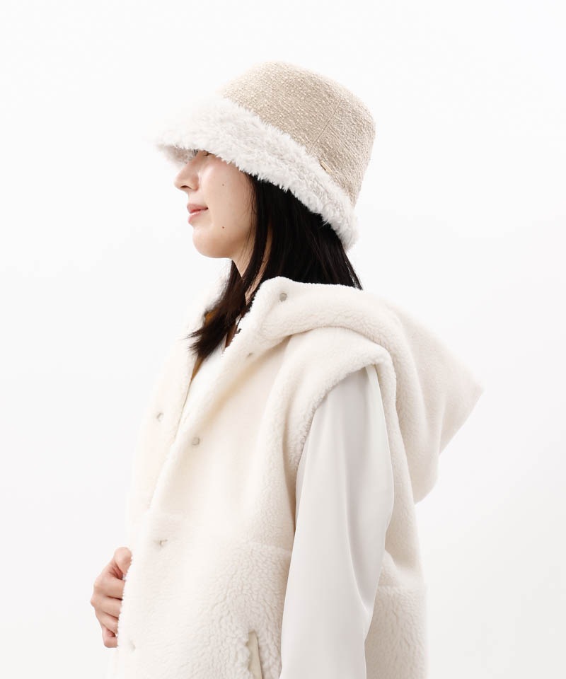 otona MUSE 12月号掲載【 Beaurance （ビューランス）】ツイードファークロッシェハット