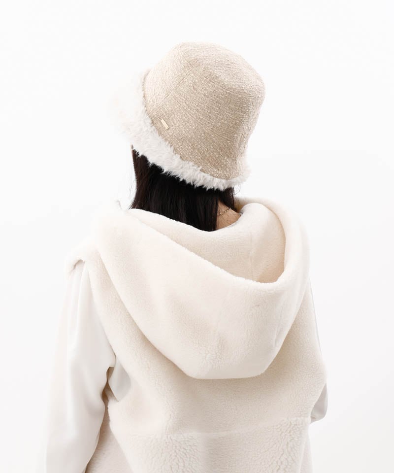 otona MUSE 12月号掲載【 Beaurance （ビューランス）】ツイードファークロッシェハット