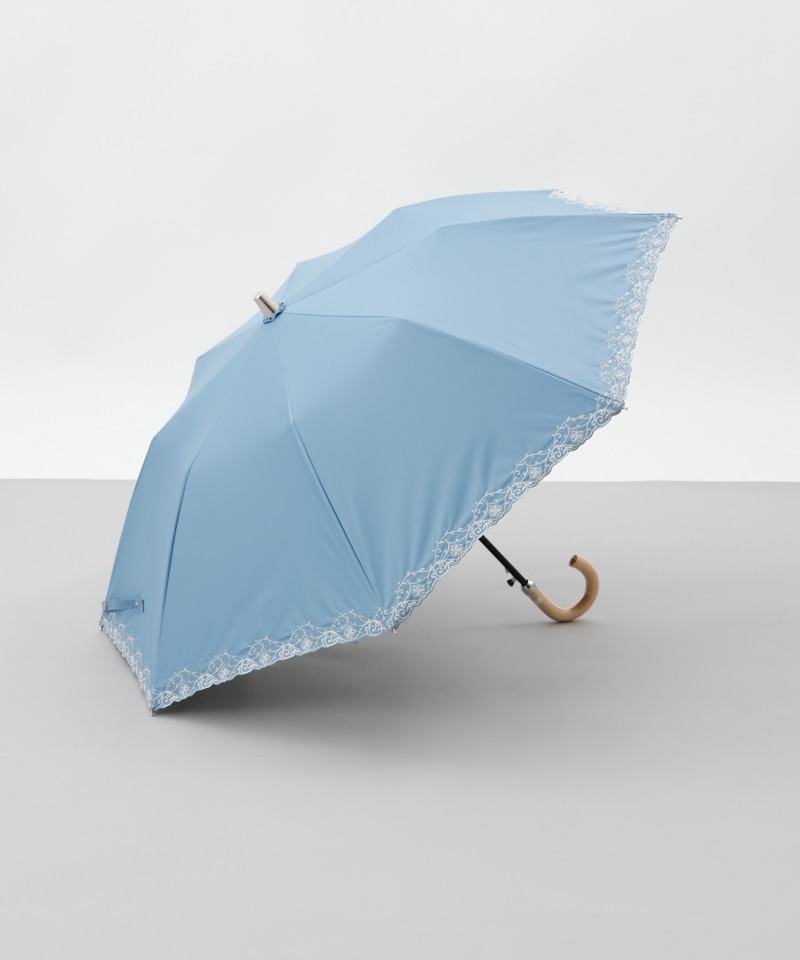 Aquascutum（アクアスキュータム）】エレガンス刺しゅう晴雨兼用傘