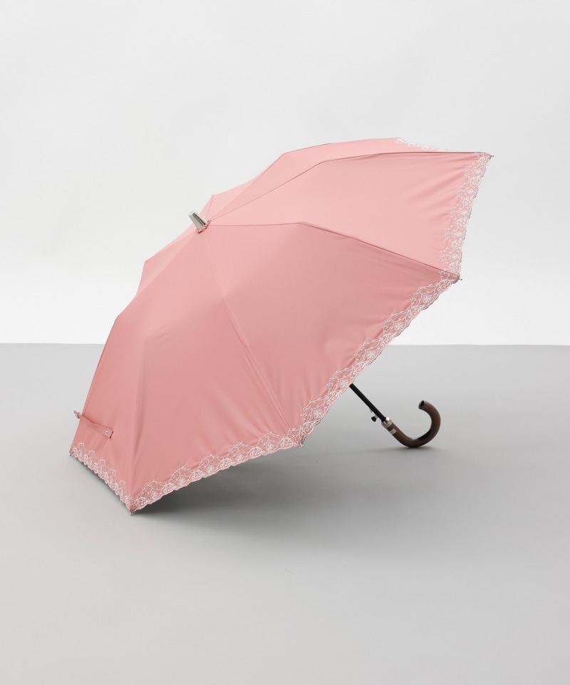 Aquascutum（アクアスキュータム）】エレガンス刺しゅう晴雨兼用傘