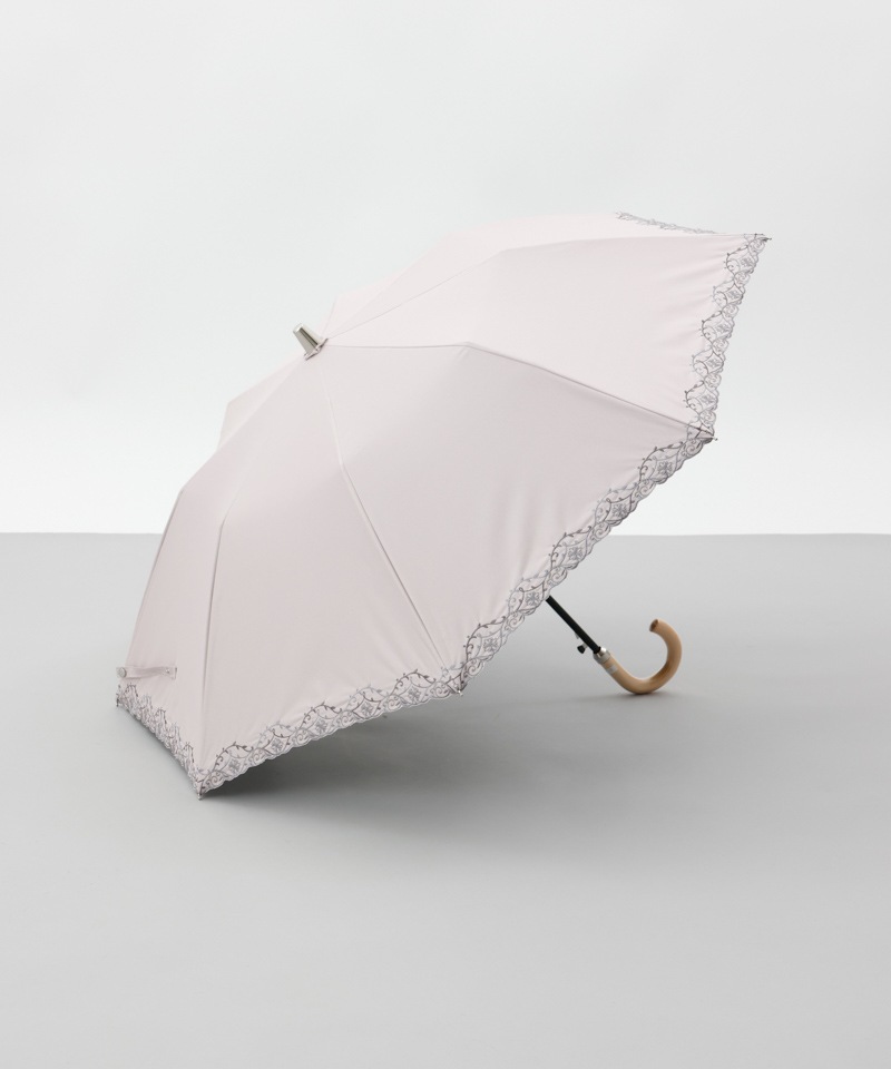 Aquascutum（アクアスキュータム）】エレガンス刺しゅう晴雨兼用傘