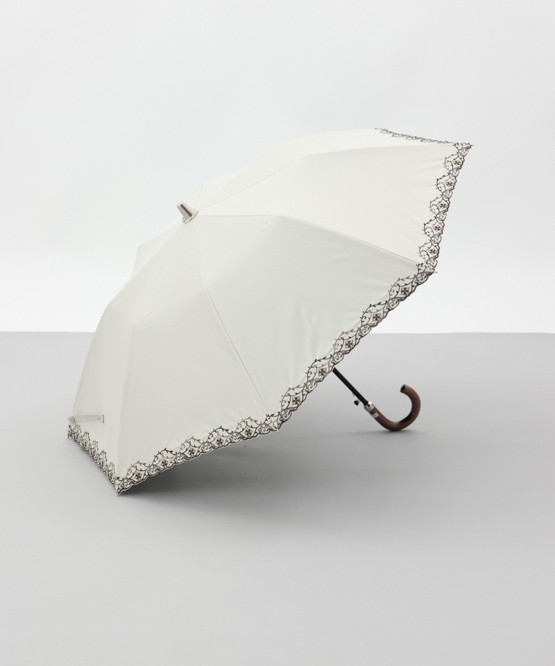 Aquascutum（アクアスキュータム）】エレガンス刺しゅう晴雨兼用傘