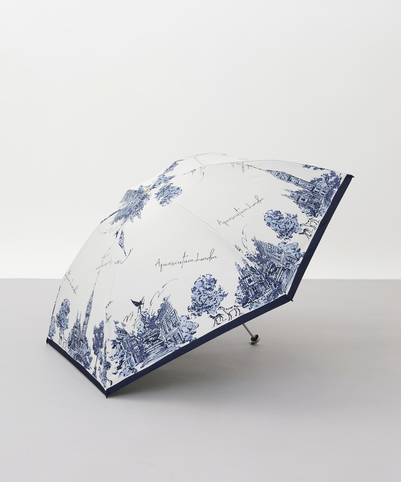 Aquascutum（アクアスキュータム）】ガールプリント晴雨兼用傘