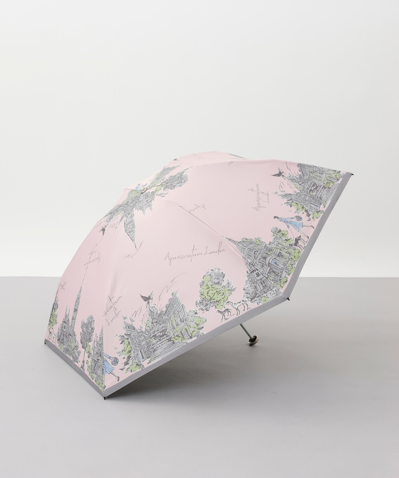 Aquascutum（アクアスキュータム）】ガールプリント晴雨兼用傘