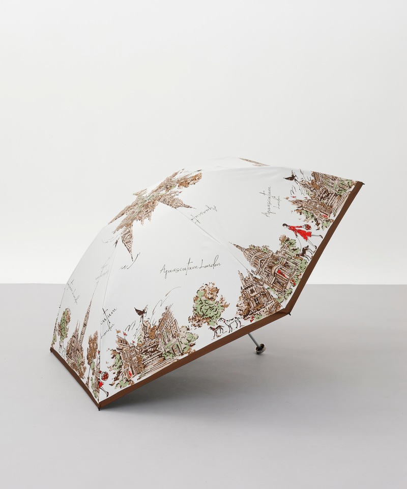Aquascutum(アクアスキュータム)】ガールプリント晴雨兼用傘 Aquascutum(アクアスキュータム)】ガールプリント晴雨兼用傘