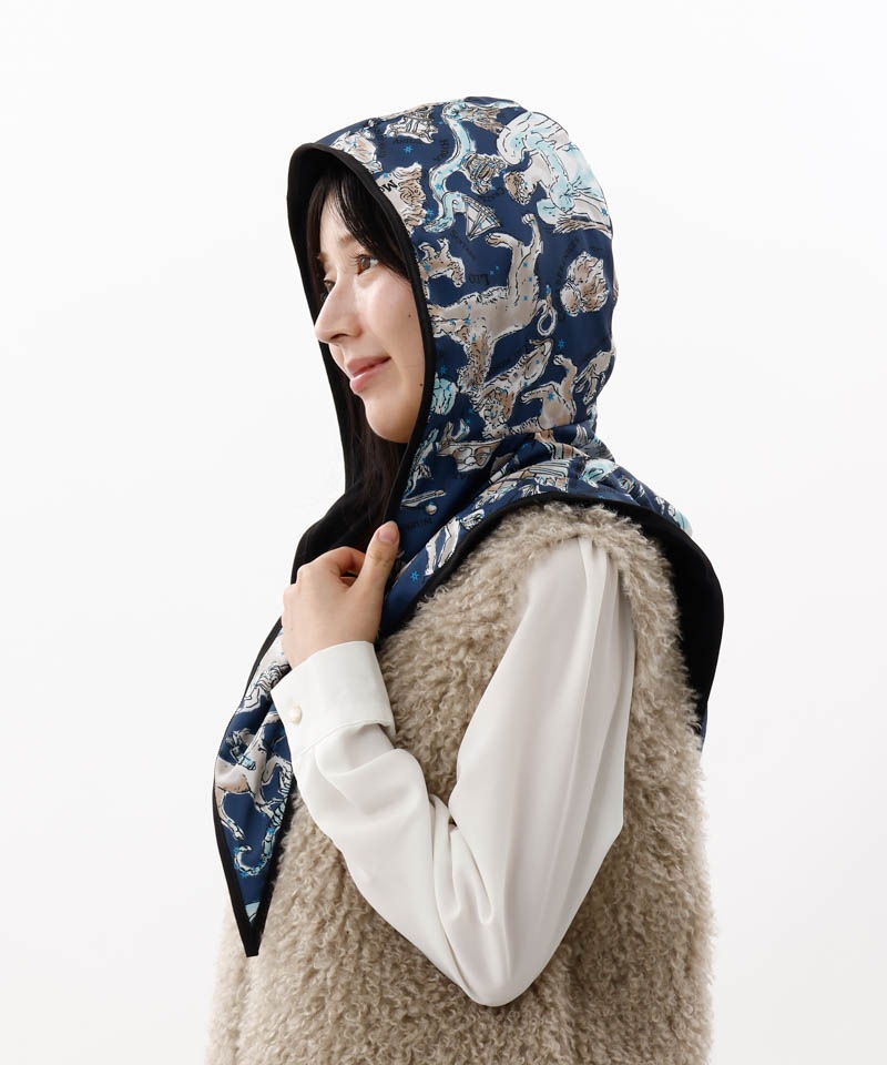 【 Beaurance （ビューランス）】ケープ付き リバーシブルフード