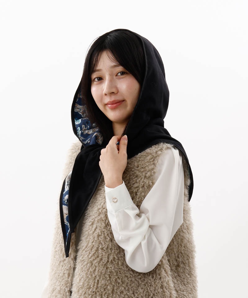 【 Beaurance （ビューランス）】ケープ付き リバーシブルフード